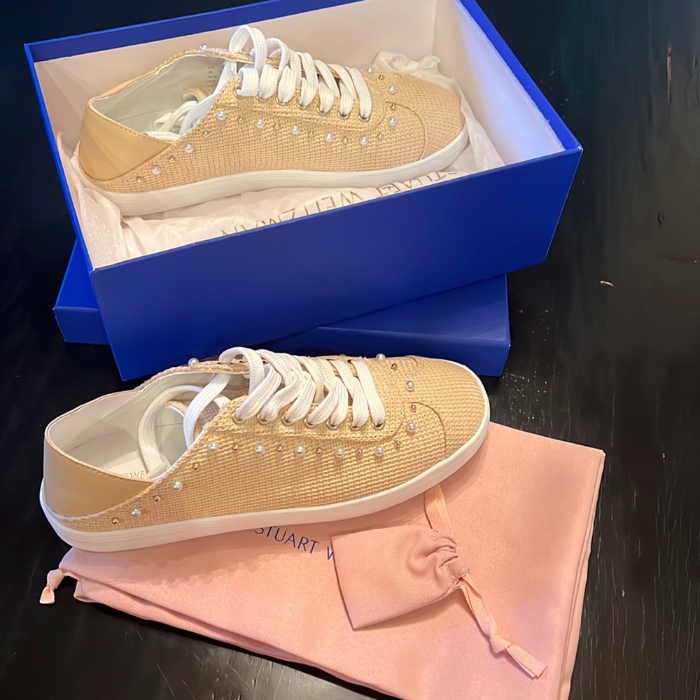Stuart Weitzman Pearlstud Convertible sneaker